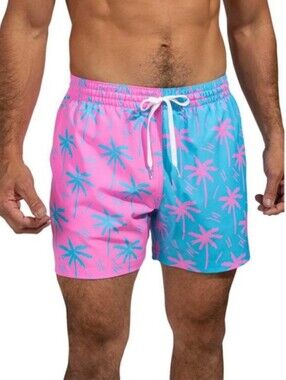 Chubbies The Prince of Prints Palm tree 5.5” Classic Swim trunks Size Large